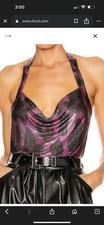 Blusa de gola redonda Fannie Schiavoni metal rosa leopardo comprar usado  Enviando para Brazil