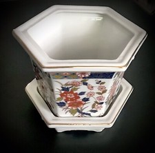 Plantador de cachepot antigo OLD IMARI com uma placa inferior Japão comprar usado Plantador de cachepot antigo OLD IMARI com uma placa inferior Japão comprar usado  Enviando para Brazil