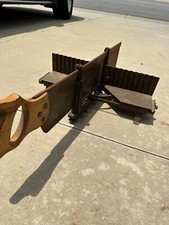Vintage metal miter for sale  Walnut