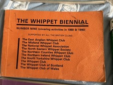 Whippet biennial 1989 for sale  GLOUCESTER