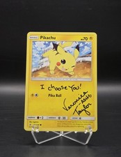 Pikachu 214 autograph for sale  CRAWLEY