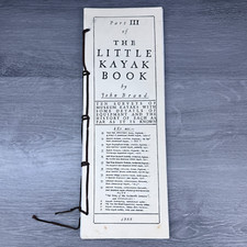 The Little Kayak Book 1988 by John Brand Vol 3 England Museum Kayaks 10 Surveys, usado comprar usado  Enviando para Brazil