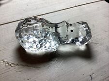 Glass crystal hippo for sale  TEIGNMOUTH