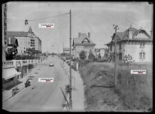 Placa de vidro foto antiga negativa preto e branco 13x18 cm Vittel carro motocicleta comprar usado  Enviando para Brazil