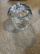 Glass pumpkin style for sale  ROTHERHAM