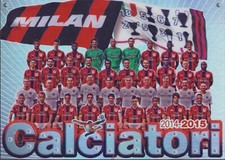 Milan cartolina plastificata usato  Trappeto