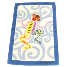 Toalha de praia de algodão HERMES Paris tapete de banho macaco azul 92 x 60cm comprar usado  Enviando para Brazil