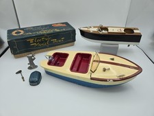 Antigo Langcraft Power Driven Modelo Barco IOB, Lancha de Alumínio, Batt, Japão dos anos 1950! comprar usado  Enviando para Brazil