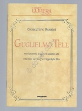 Guglielmo tell rossini usato  Milano