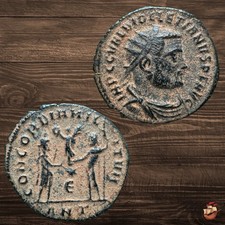 Moeda romana tardia - Antoniniano - Diocleciano (284-305 dC) concordia militvm @r484, usado comprar usado  Enviando para Brazil