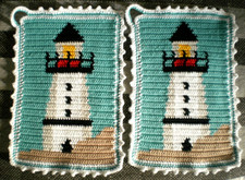 Motiv topflappen leuchtturm gebraucht kaufen Motiv topflappen leuchtturm gebraucht kaufen  Neuenhagen