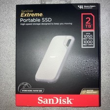 Novo SSD portátil SanDisk Extreme portátil 2TB 1050 mb/leitura 1000 mb/gravação comprar usado  Enviando para Brazil
