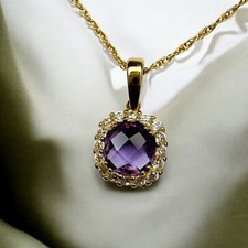 14k gold amethyst for sale  Palmdale