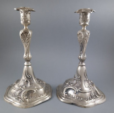 Paire bougeoirs argent d'occasion  Paris-