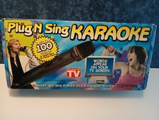 Plug and Sing Karaokê 100 músicas Transforme DVD player em sistema de karaokê comprar usado  Enviando para Brazil