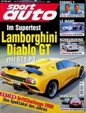 1) Sport Auto 07/2000 - Chrysler Viper GTS von Gei - Lamborghini Diablo GT mit comprar usado  Enviando para Brazil