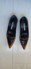 Escarpins noir fauve d'occasion  Rouen-