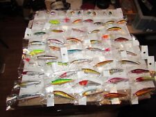 lote 56 varios tapones señuelo pesca lucio trucha estilo rapala nuevos crankbaits segunda mano  Embacar hacia Mexico