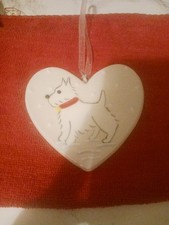 Westie love heart for sale  CREWE