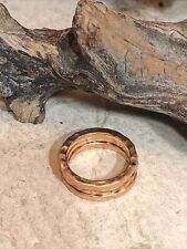 Usado, Conjunto de três anéis de ouro rosa assinado Murkani martelado 5,7 g, 6s comprar usado  Enviando para Brazil
