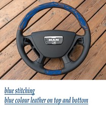 New leather steering for sale  Shipping to United Kingdom