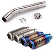 Usado, Chinelo para Suzuki GSXR1000 2005-2006 tubo de escape médio 51mm silenciador pontas escape comprar usado  Enviando para Brazil