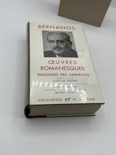 Bernanos oeuvres romanesques d'occasion  Bordeaux-
