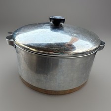Panela de aço inoxidável revestida de cobre Revere Ware 1801 forno holandês EUA vintage comprar usado  Enviando para Brazil