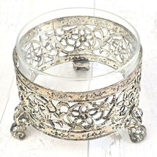 Vintage filigree footed for sale  WOKING