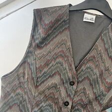 Vintage multi waistcoat for sale  LOUGHTON