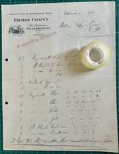 Rare manufacture invoice d'occasion  Expédié en Belgium