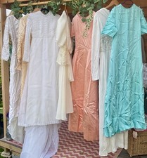 Vintage satin wedding for sale  LLANDUDNO