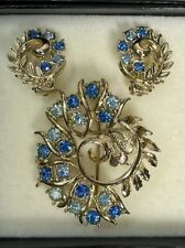 Vintage blue rhinestone for sale  YORK
