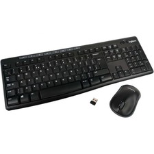 Kit Logitech MK270 mouse e teclado layout Wi-Fi sem fio combo inglês Reino Unido, usado comprar usado  Enviando para Brazil