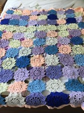 Hand crochet blanket for sale  PURLEY