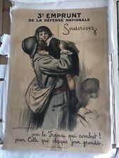 Affiche originale emprunt d'occasion  Paris XIX