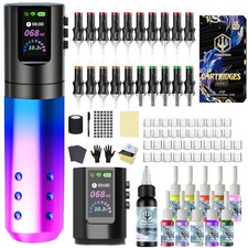 Kit de tatuagem POSEIDON, com 2 baterias, cartucho de 20 peças PTK02 comprar usado  Enviando para Brazil