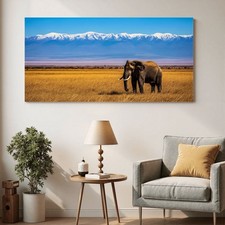 Elephant landscape canvas for sale  Pomona