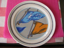 Assiette sarreguemine décor d'occasion  Cambrai