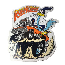 Usado, Placa de porcelana vintage Rat Fink - Plymouth Road Runner Hot Rod placa de bomba de gás comprar usado  Enviando para Brazil