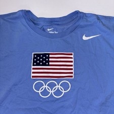 Camiseta masculina Nike azul claro equipe desempenho equipe olímpica EUA tamanho XL comprar usado  Enviando para Brazil