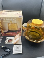 Antiga Máquina de Pipoca West Bend Butter-Matic Elétrica 4 Qt Mod 25467 com Caixa comprar usado  Enviando para Brazil