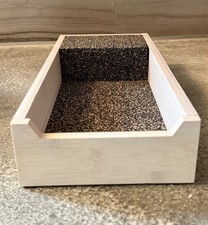 Organizador de gaveta de facas de bambu quadrado com divisórias de cortiça 15”x5” comprar usado  Enviando para Brazil