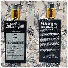 Golden Glow ACTIVE WHITE + GLUTA Leche Corporal 500ml Loción Intensiva Extra Blanqueador segunda mano  Embacar hacia Argentina