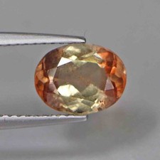 1,89 cts RARO TOM DUPLO_100% Natural Não Aquecido Bi-Color Andaluzita_Gemas do Brasil comprar usado  Enviando para Brazil