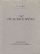 Testi dell archivio usato  Bari
