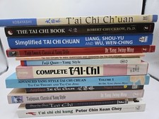 12 book lot TAI CHI CHUAN Taiji Quan T'ai Chi Ch'uan Taijiquan Yang Sword Chnese comprar usado  Enviando para Brazil