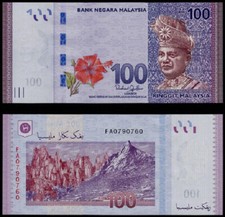 Banconota 2024 malesia usato  Spedire a Italy