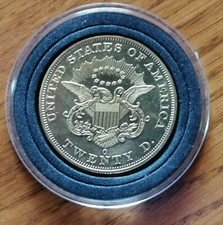 Dollari 1850 zecca usato  Italia