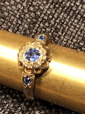 Ring 18ct saphir gebraucht kaufen  Grafing b.München